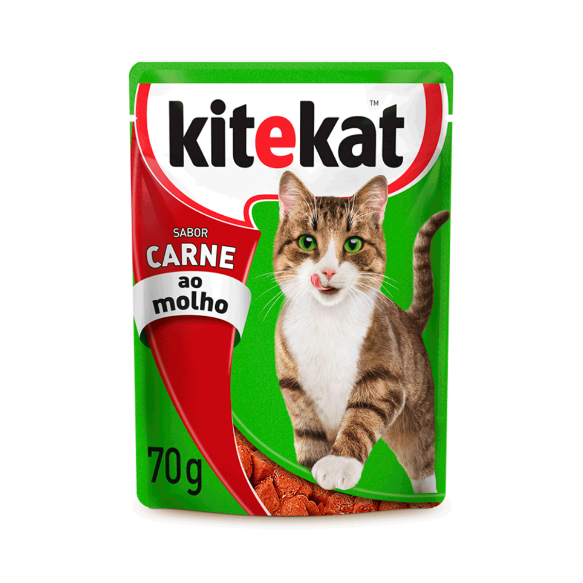 Imagem de KITEKAT SACHE ADULTO CARNE 70G