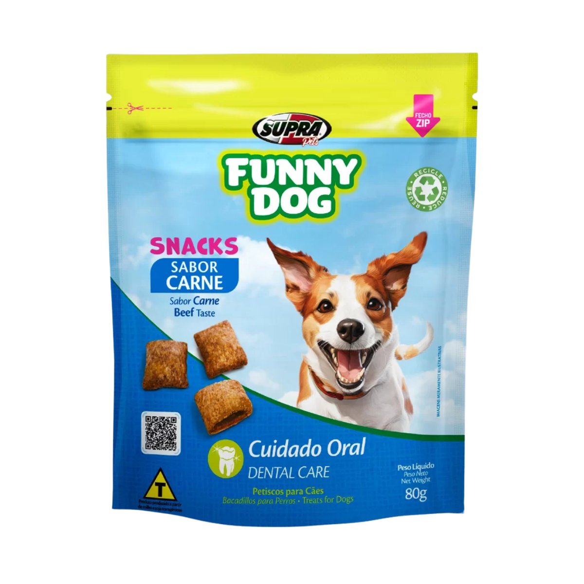 Imagem de FUNNY DOG CARNE 80G