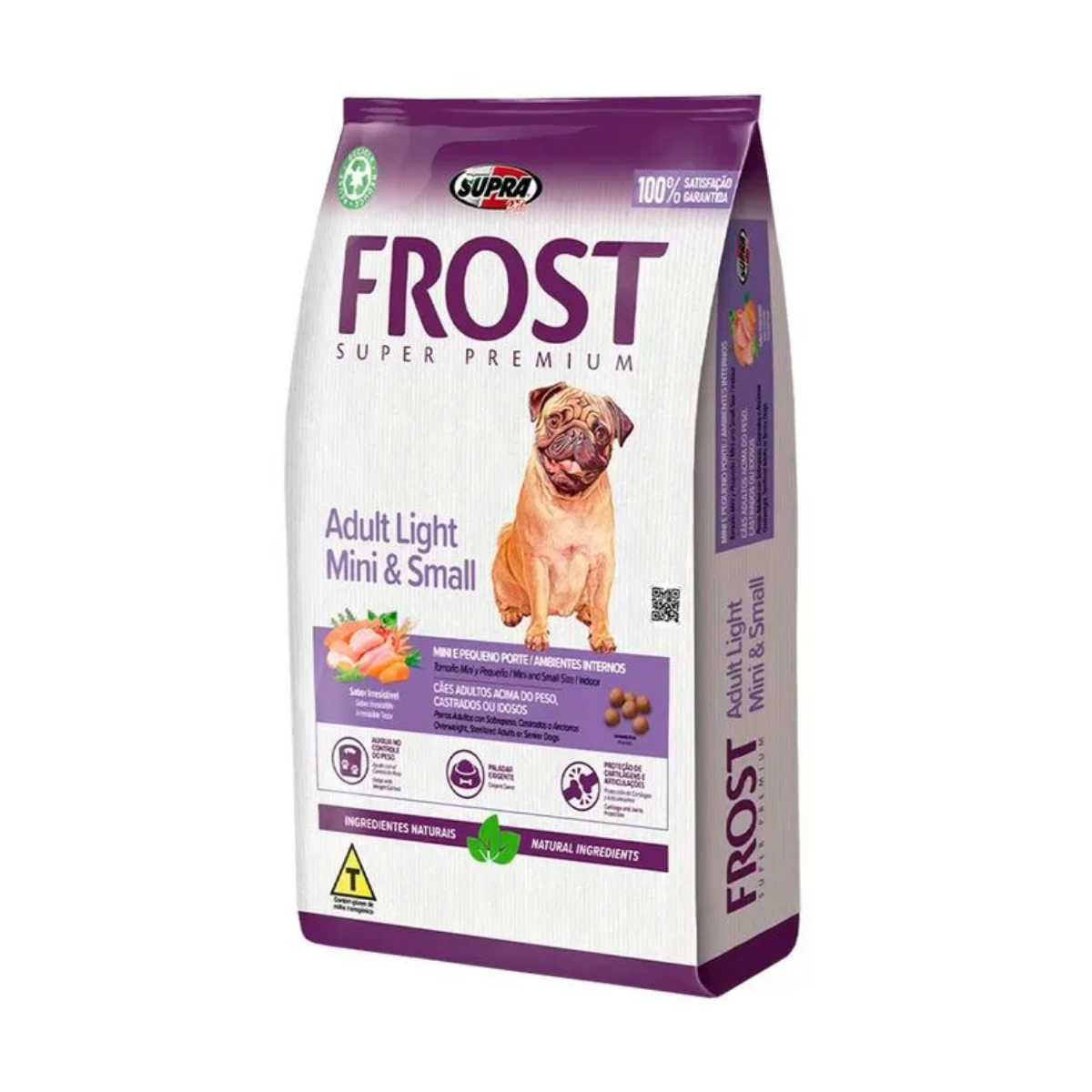 Imagem de RAÇÃO PARA CACHORRO FROST ADULTO LIGHT IDOSO CASTRADO RAÇAS PEQUENAS 2,5KG