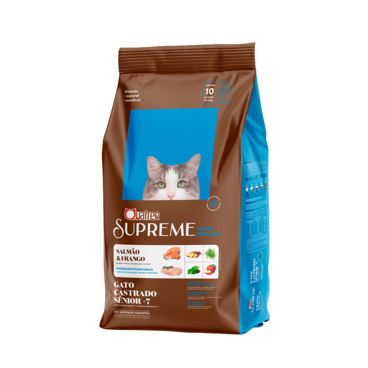 Imagem de QUATREE SUPREME GATOS CASTRADOS SENIOR +7 10.1KG