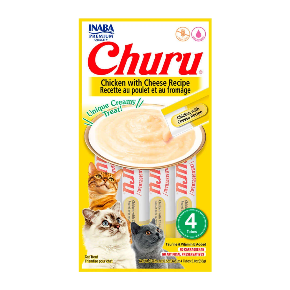 Imagem de CHURU CAT FRANGO COM QUEIJO COM 4 UNIDADES