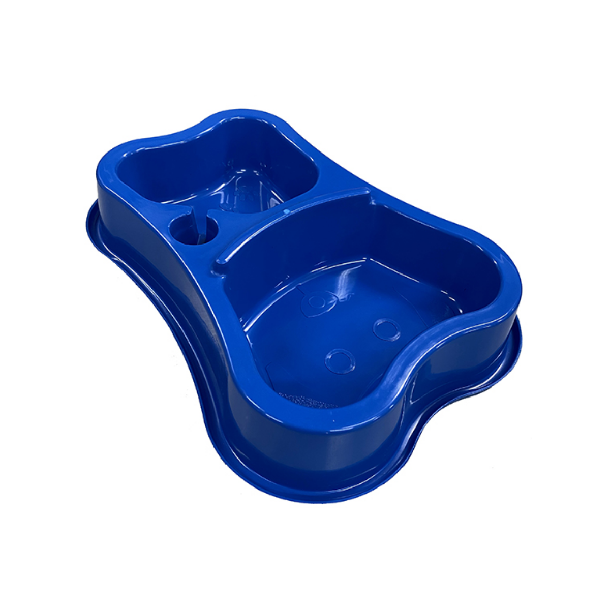 Imagem de COMEDOURO E BEBEDOURO DUPLO AZUL MR PET