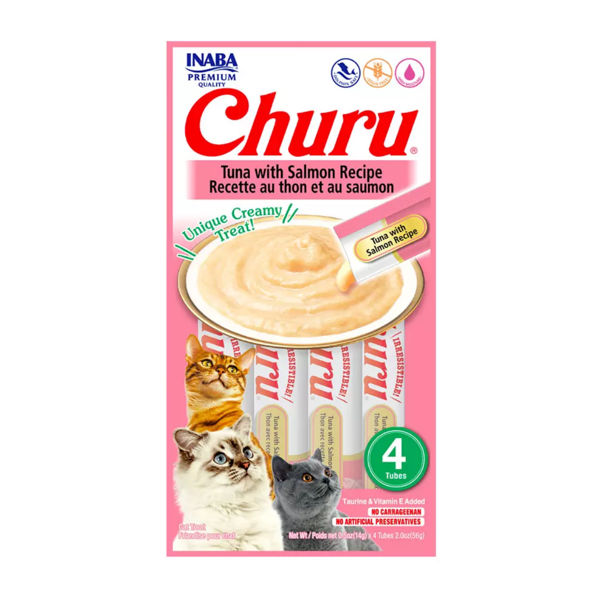 Imagem de CHURU CAT ATUM COM SALMAO COM 4 UNIDADES