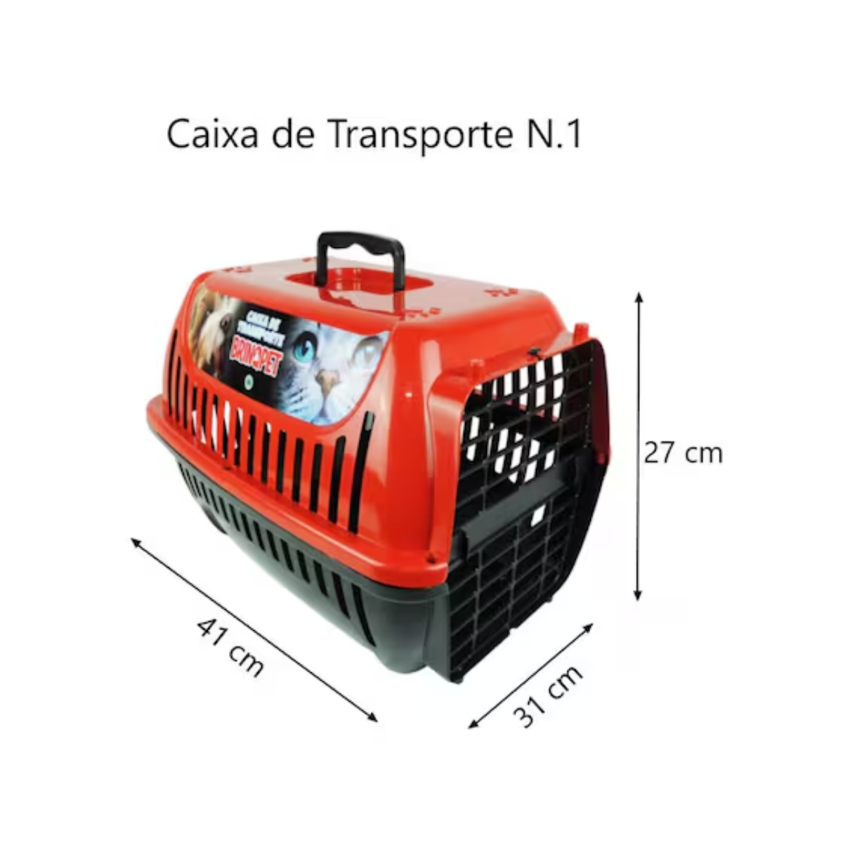 Imagem de *CAIXA DE TRANSPORTE N1 BRINQ PET