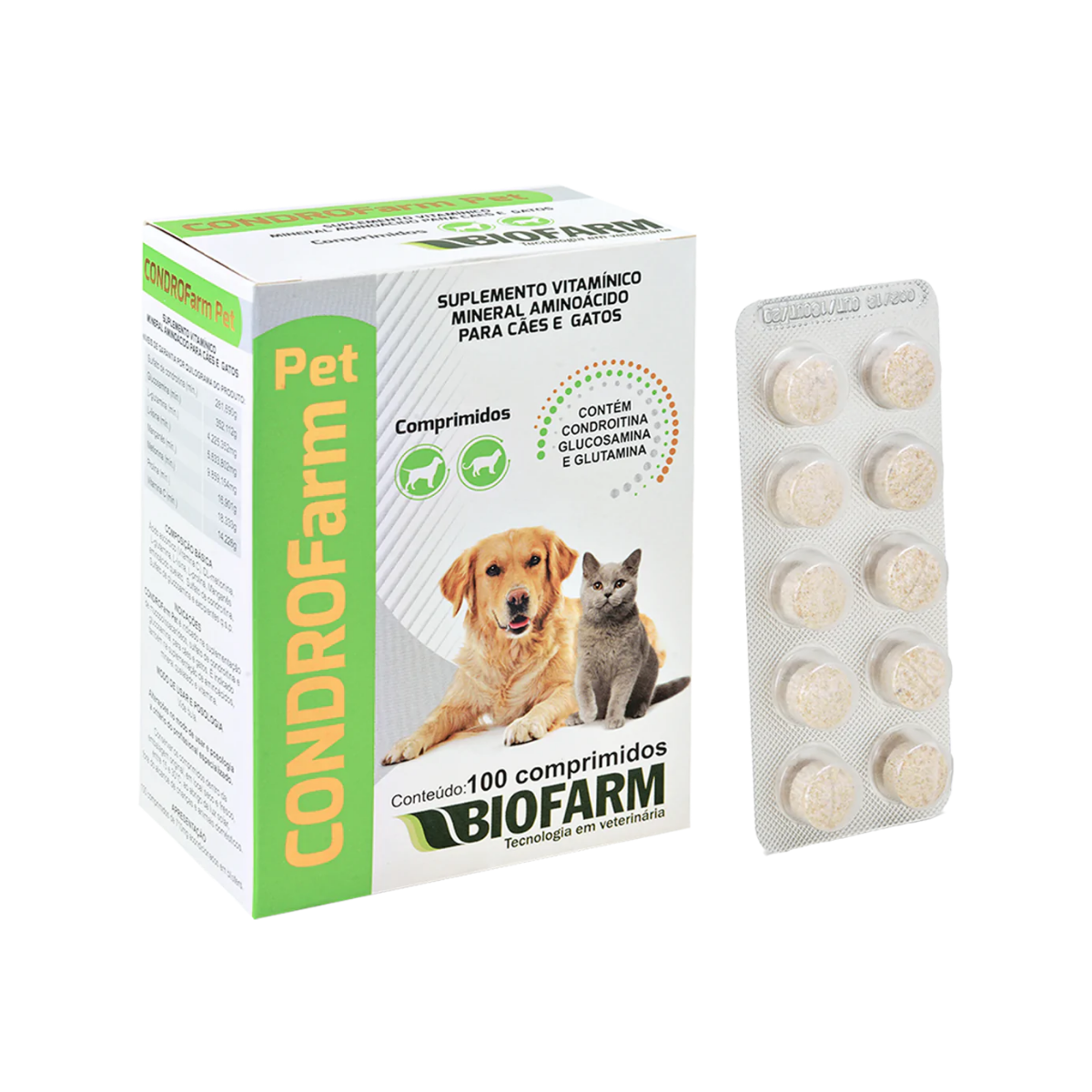 Imagem de CONDROFARM PET 100 COMPRIMIDOS