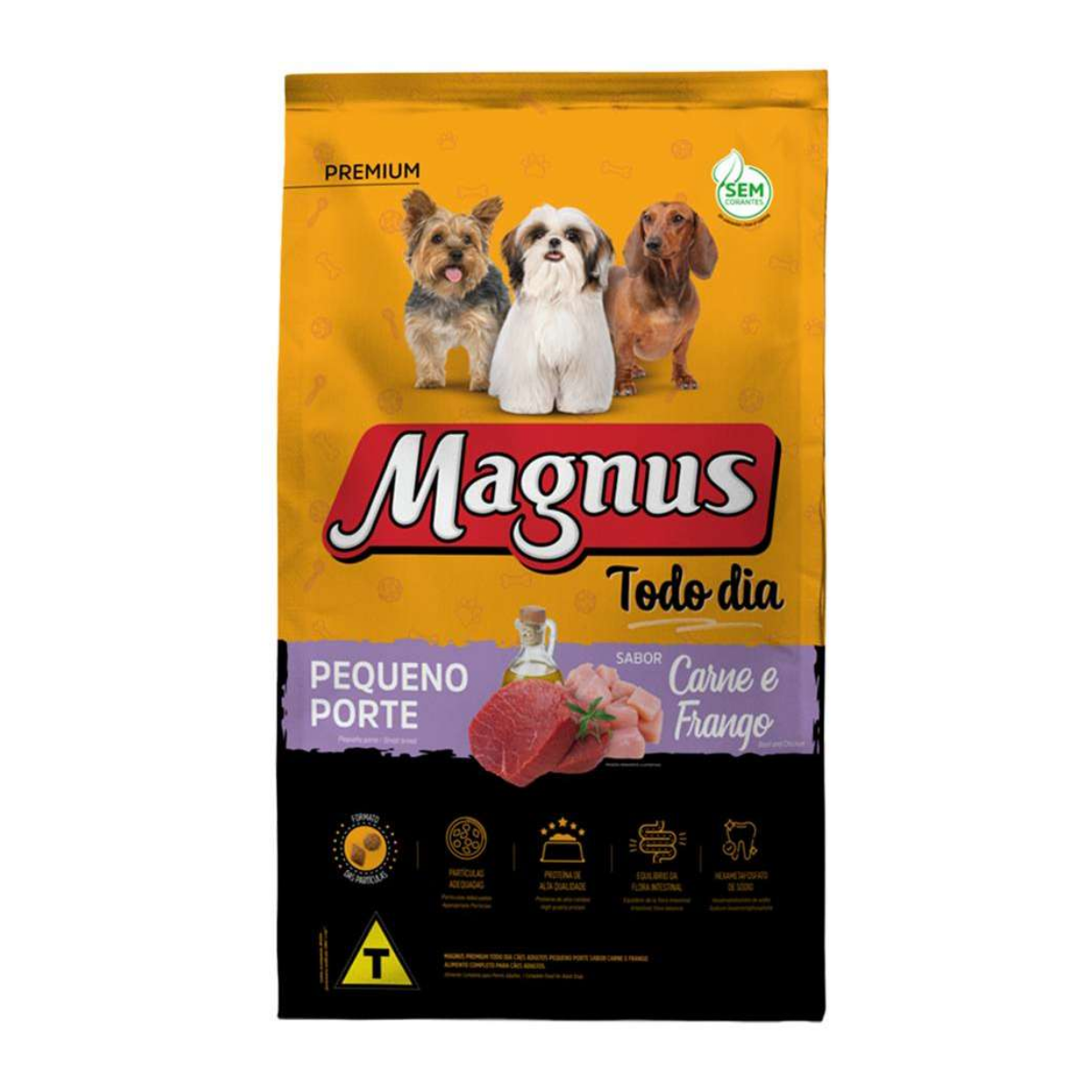 Imagem de MAGNUS TODO DIA PEQUENO PORTE CARNE E FRANGO 15KG