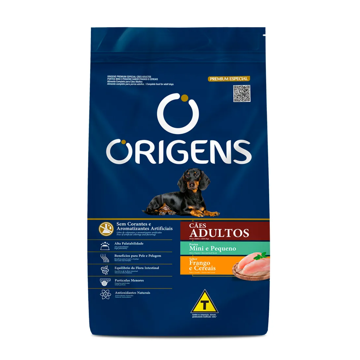 Imagem de ORIGENS CAO MINI PEQUENO PORTE FRANGO CEREAIS 15KG
