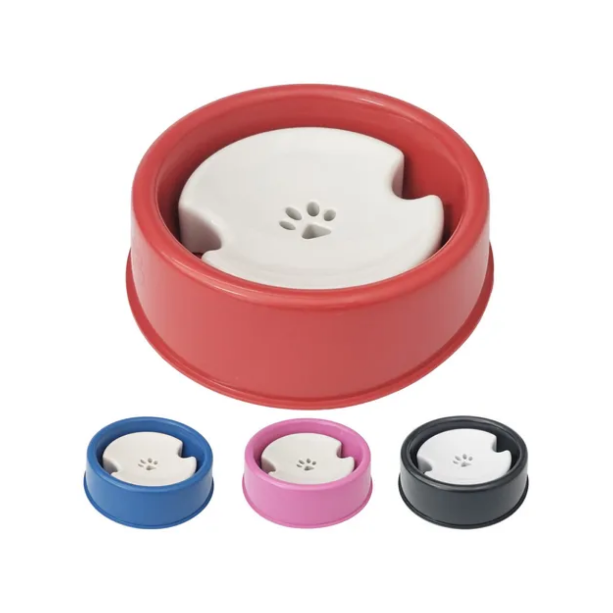 Imagem de BEBEDOURO PLASTICO PELO LONGO 800ML VERMELHO 2D PET