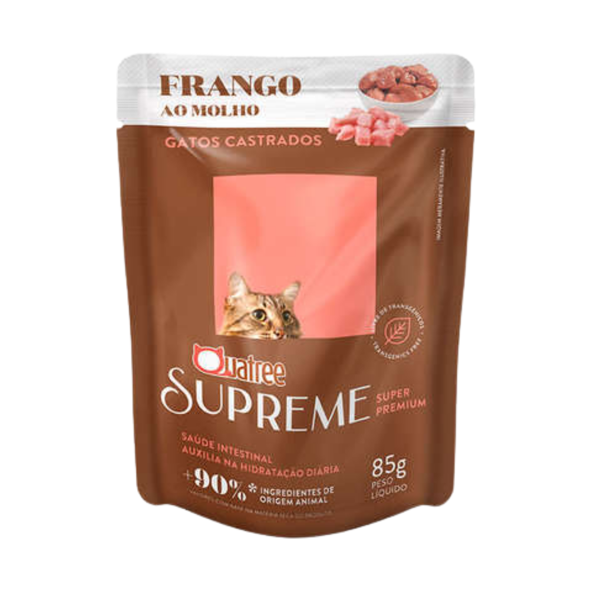 Imagem de QUATREE SUPREME SACHE GATOS CASTRADOS FRANGO 85G