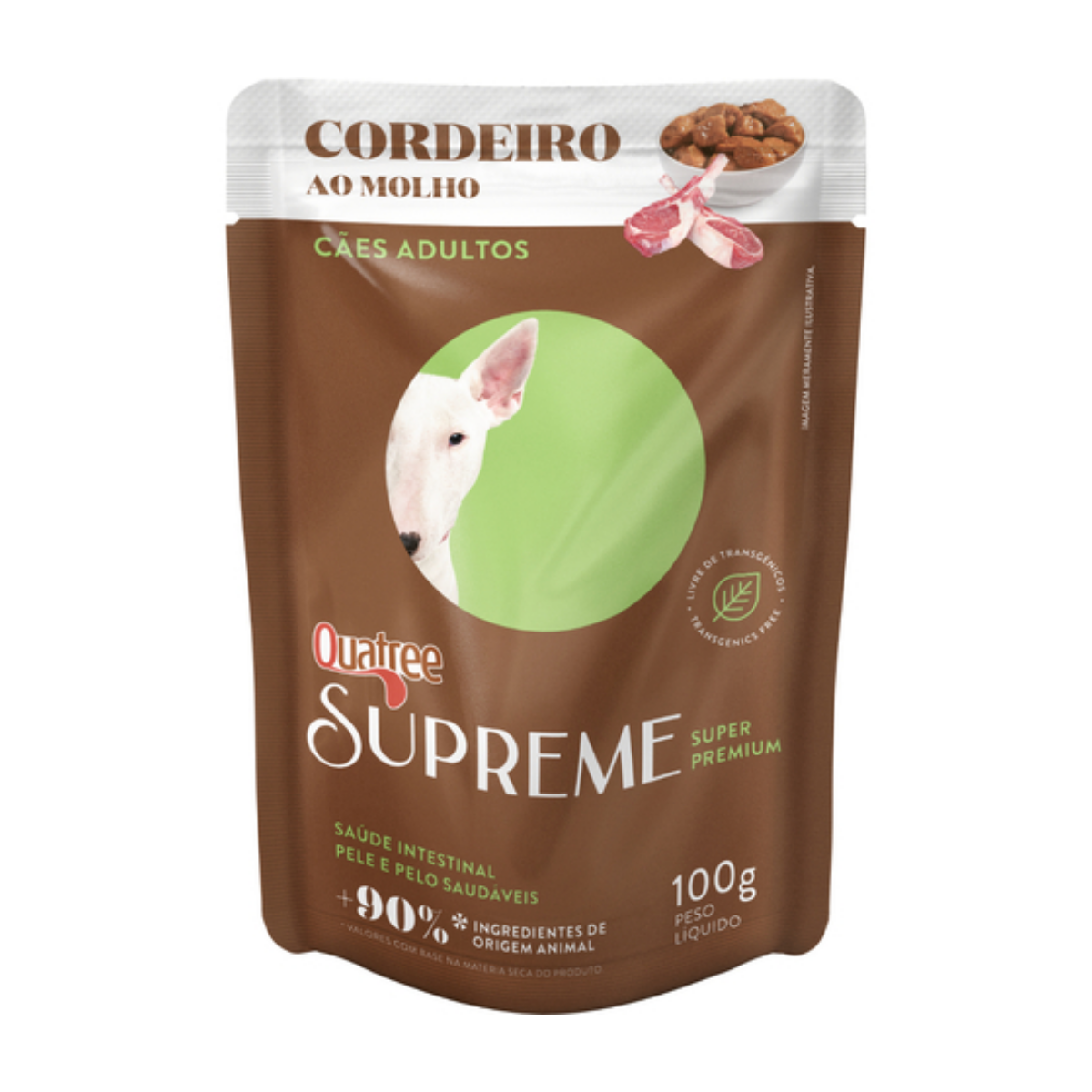 Imagem de QUATREE SUPREME SACHE CAES ADULTOS CORDEIRO 100G