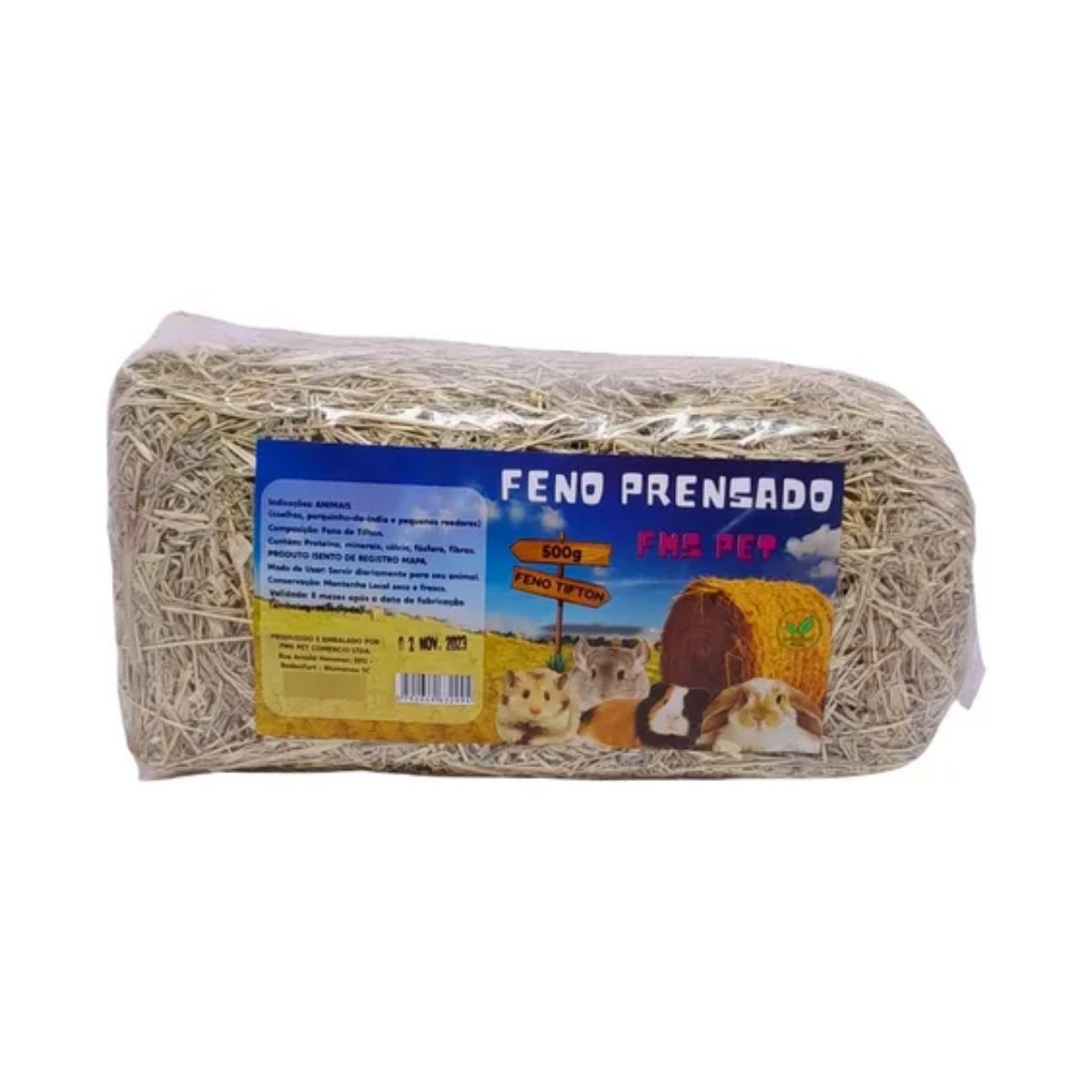 Imagem de FENO TIFTON PRENSADO 500GR