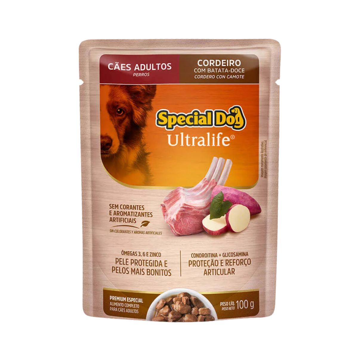 Imagem de SPECIAL DOG ULTRALIFE SACHE RAÇAS PEQUENAS ADULTOS CORDEIRO 100G