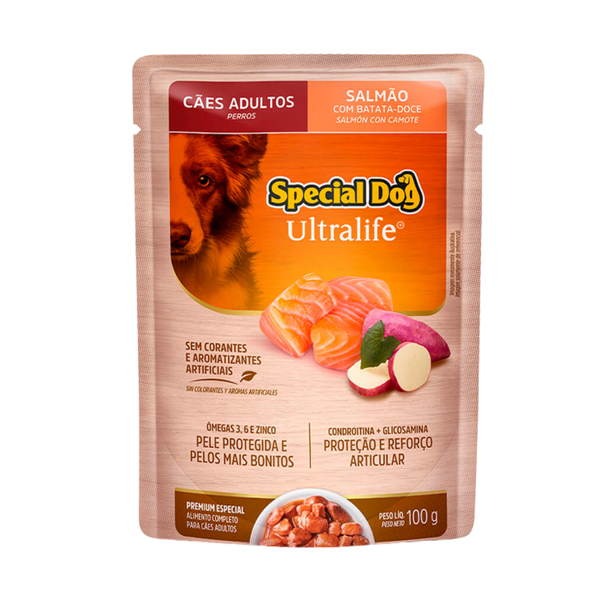 Imagem de SPECIAL DOG ULTRALIFE SACHE ADULTOS SALMAO 100G