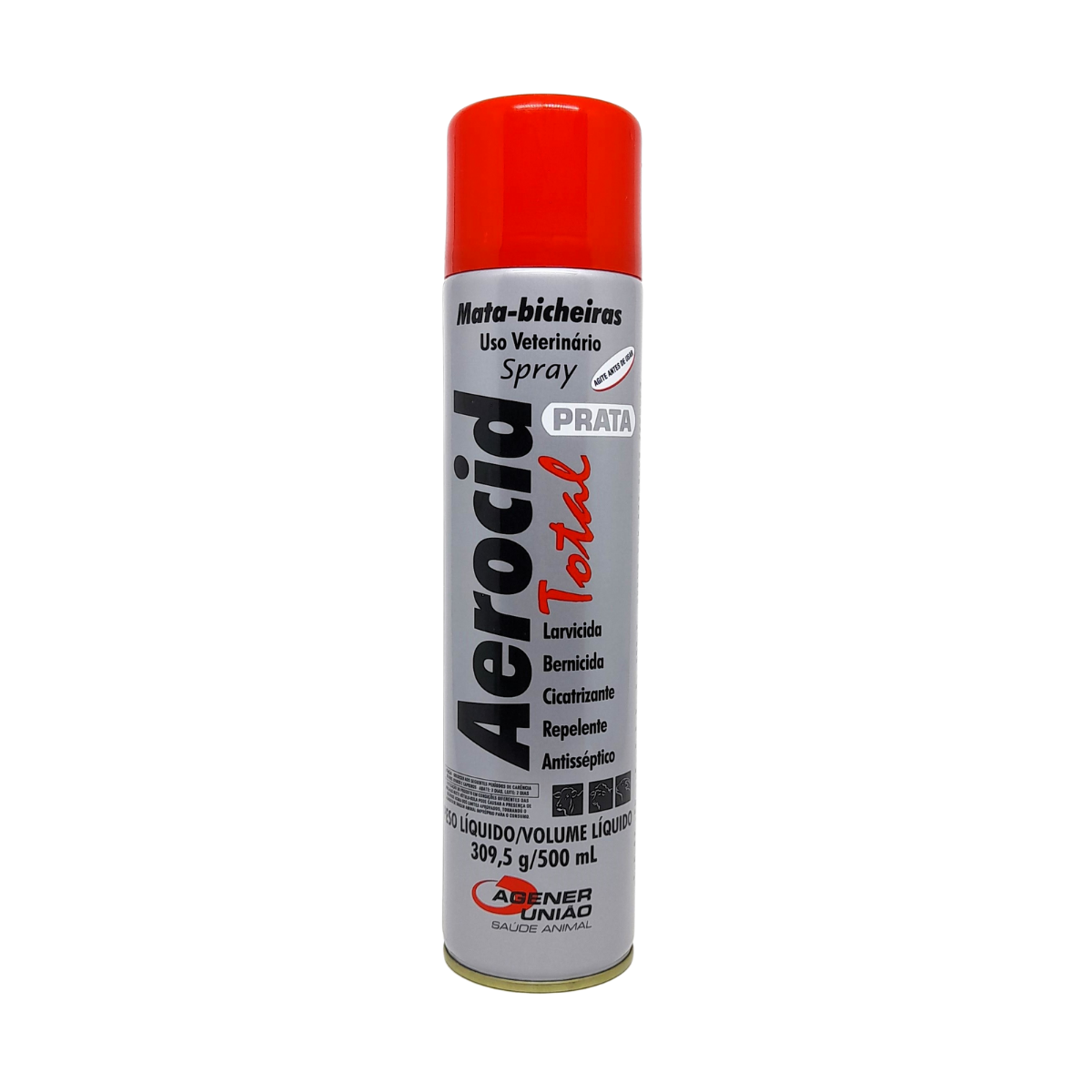 Imagem de MATABICHEIRA AEROCID ANTISSÉPTICO PRATA SPRAY 500ML