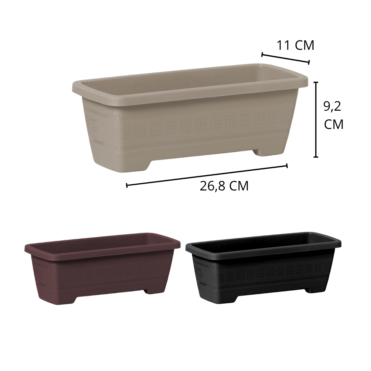 Imagem de TACHO JARDINEIRA P 1,6L PRETO