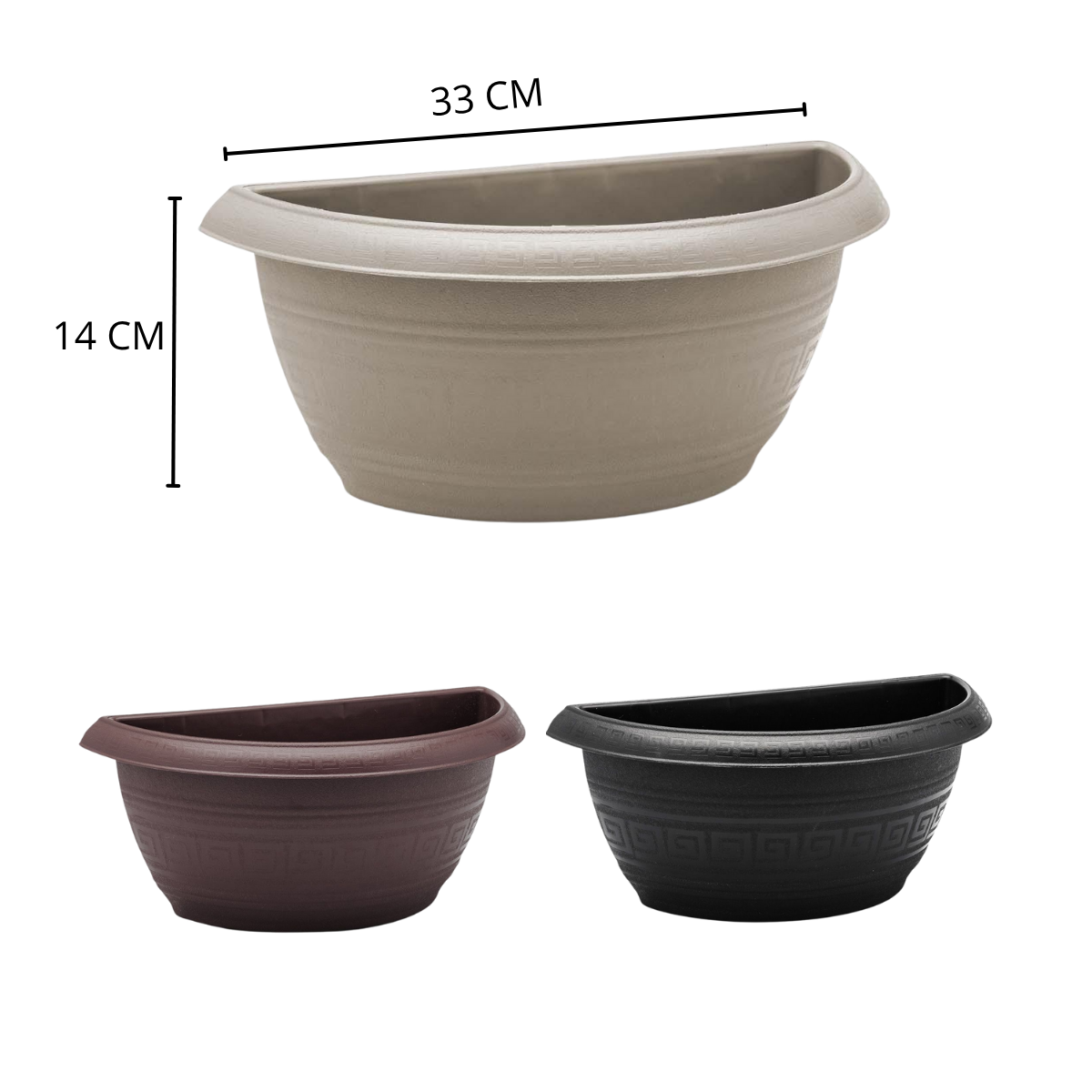 Imagem de TACHO DE PAREDE 3,3L PRETO