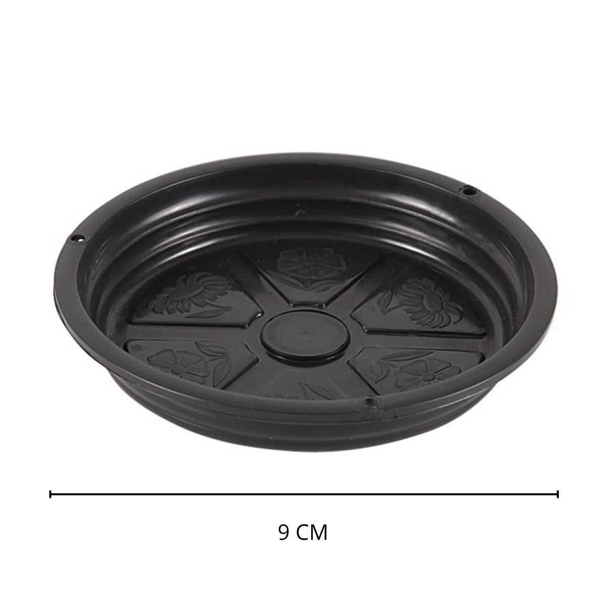 Imagem de PRATO DE PLASTICO PRETO VIOLETA