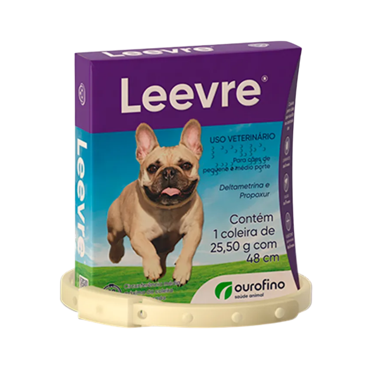 Imagem de COLEIRA ANTIPULGAS LEEVRE 48CM OUROFINO