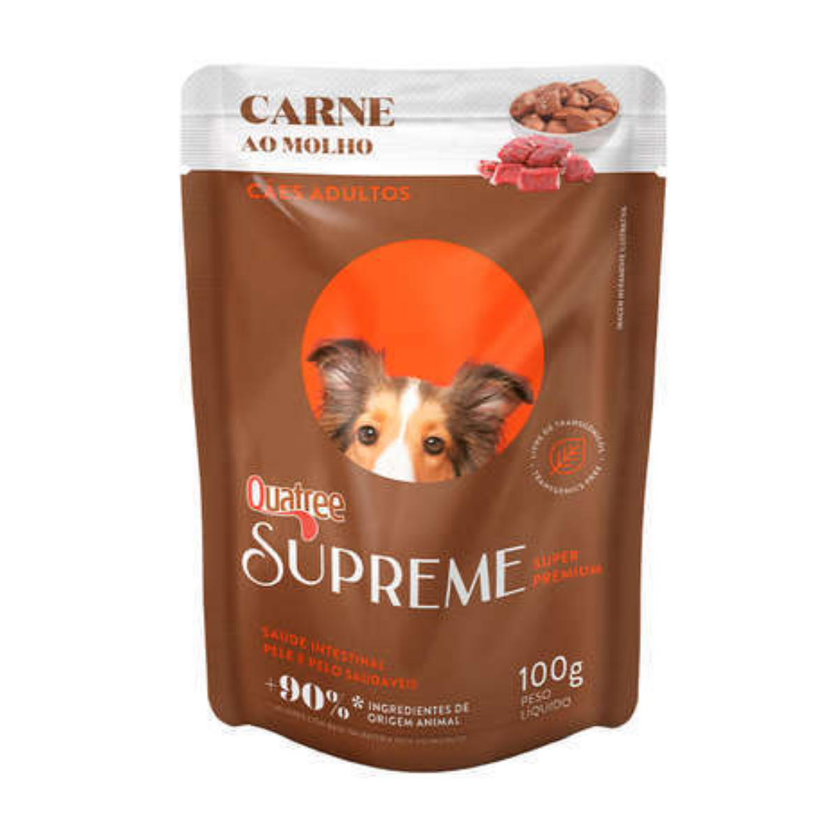 Imagem de QUATREE SUPREME SACHE CAES ADULTOS CARNE 100G