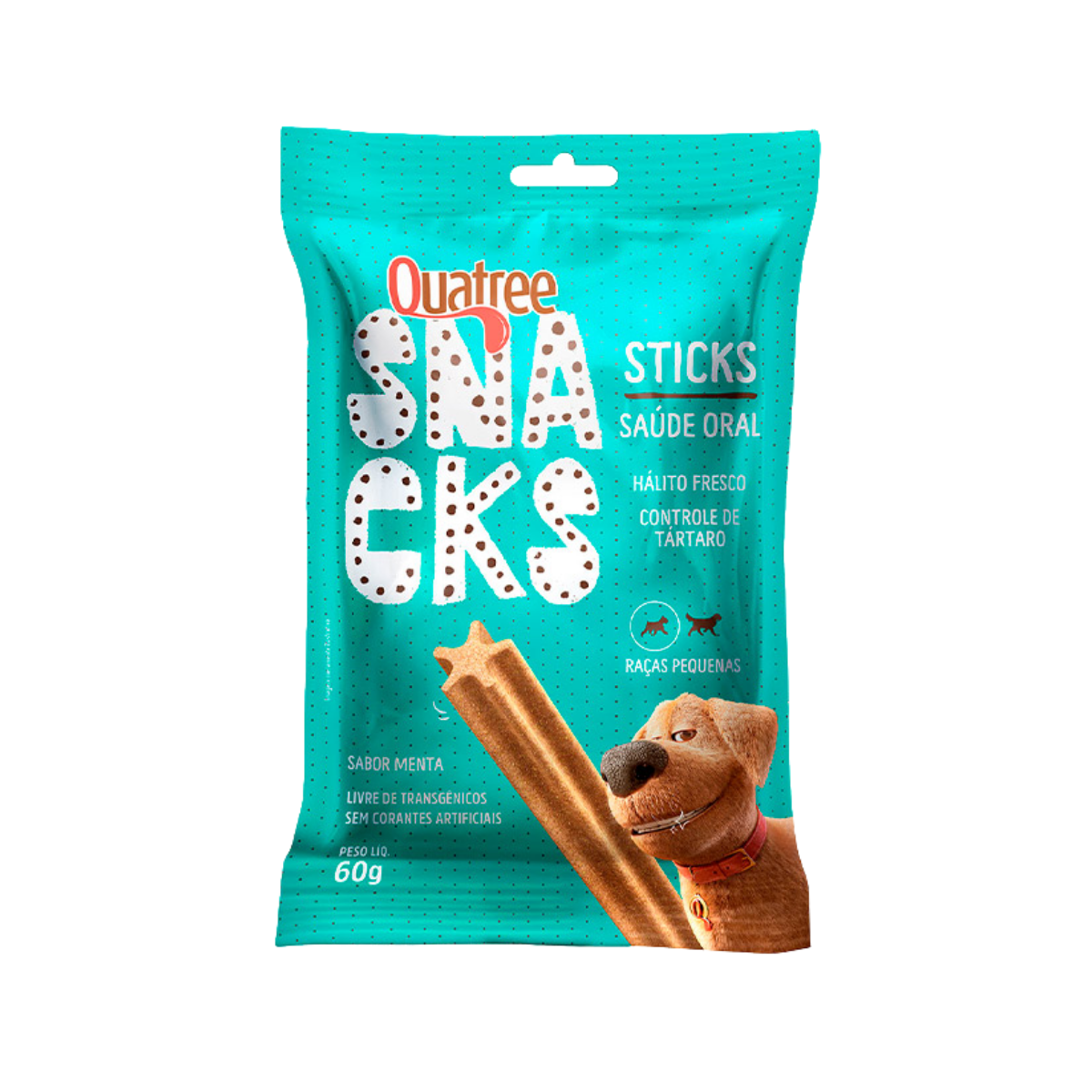 Imagem de QUATREE SNACKS STICKS CAES RACAS PEQUENAS 60G