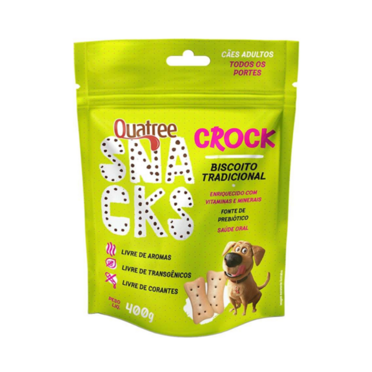 Imagem de QUATREE SNACKS CROCK TRADICIONAL 400G