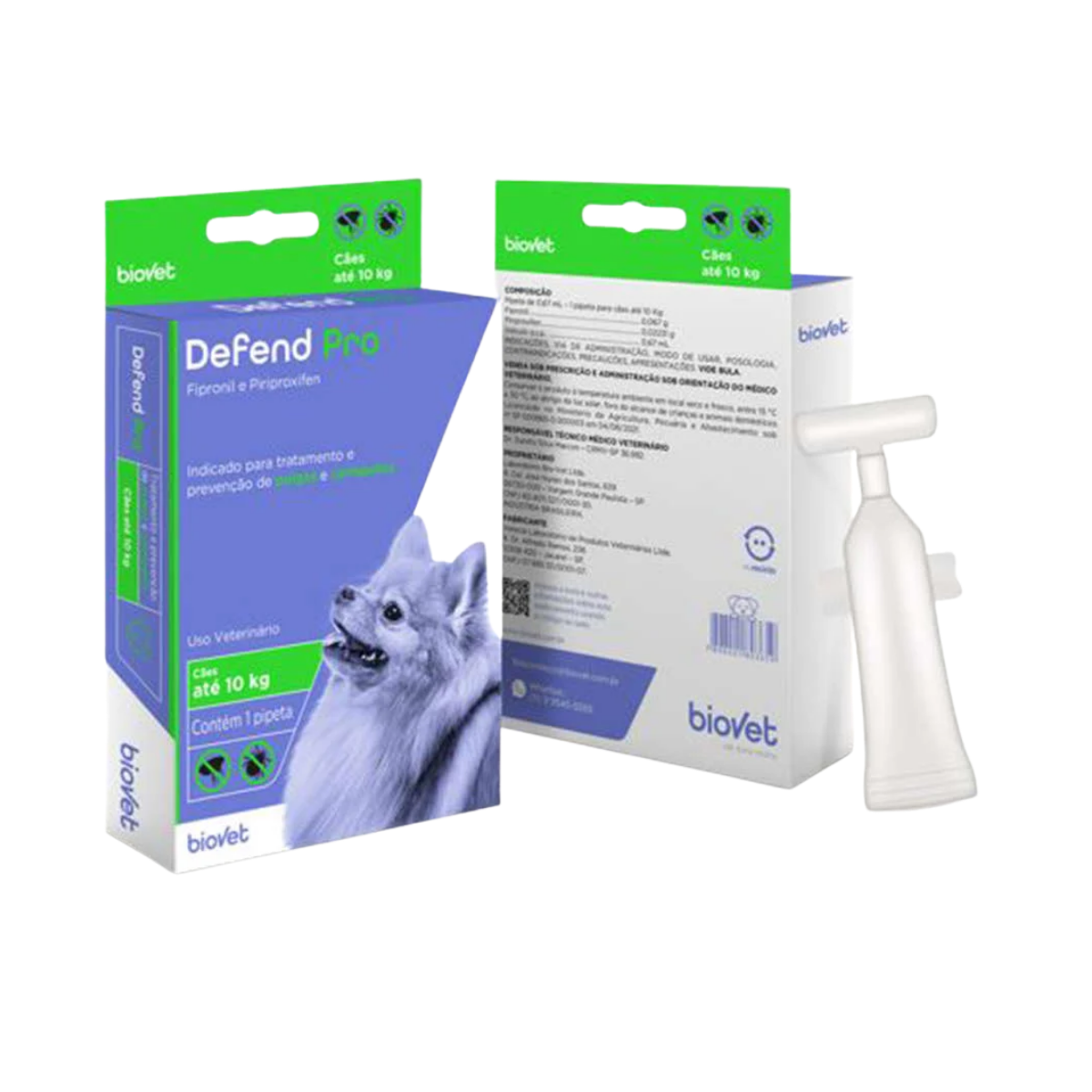 Imagem de ANTIPULGAS E CARRAPATOS DEFEND PRO PARA CACHORRO ATÉ 10 KG