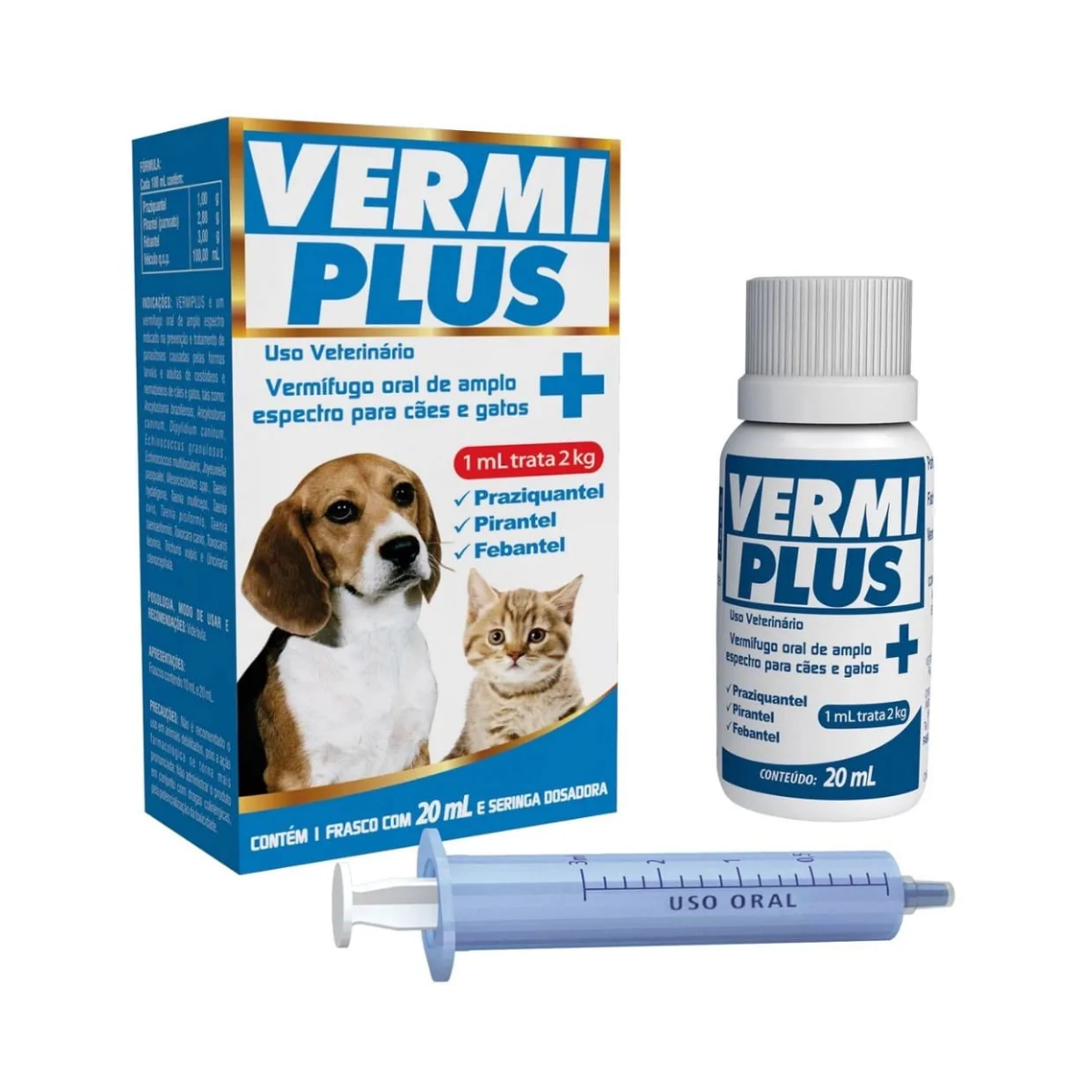 Imagem de VERMIPLUS 20ML VETBRAS