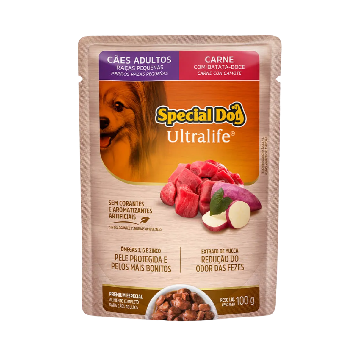 Imagem de SPECIAL DOG ULTRALIFE SACHE RACAS PEQUENAS CARNE 100GR