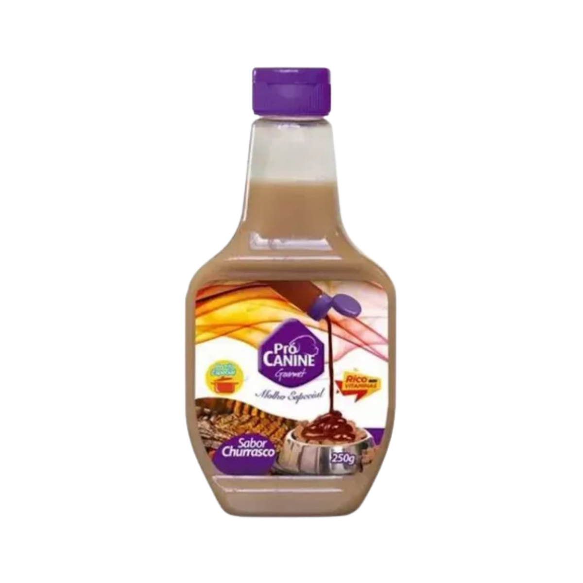 Imagem de MOLHO PARA RAÇÃO DE CACHORRO PRO CANINE SABOR CHURRASCO 250G