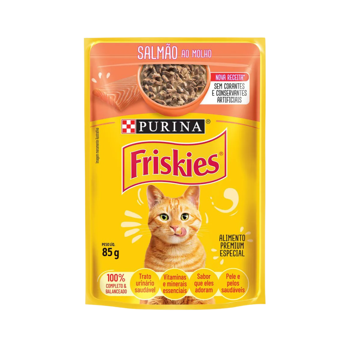 Imagem de FRISKIES SALMAO AO MOLHO ADULTO 85G