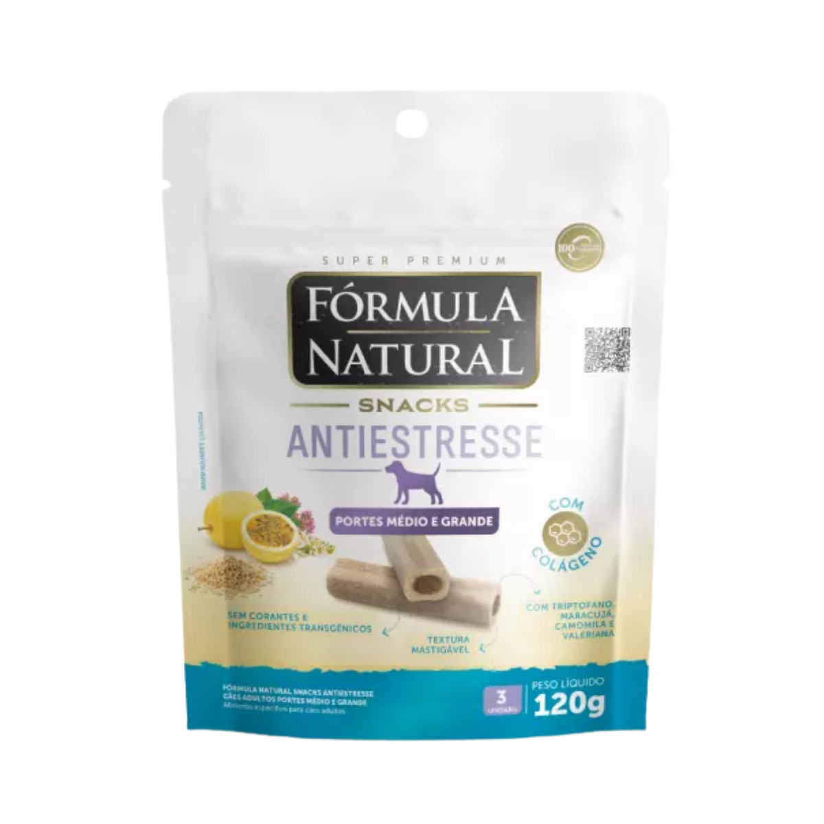 Imagem de FORMULA NATURAL SNACKS CAO ANTIESTRESS 120G