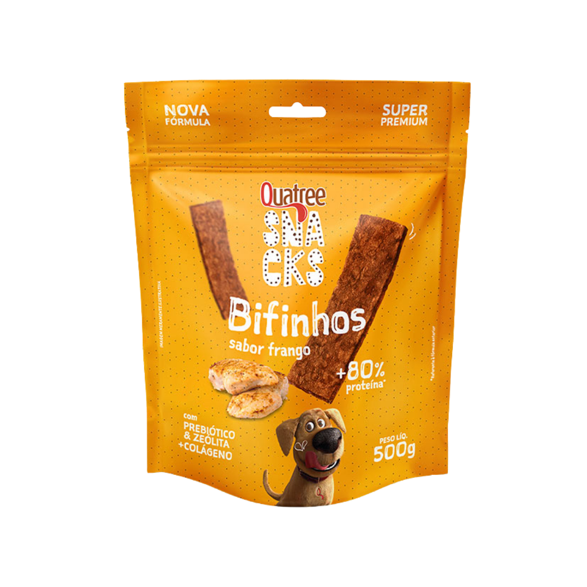 Imagem de QUATREE SNACKS BIFINHO SABOR FRANGO 500G
