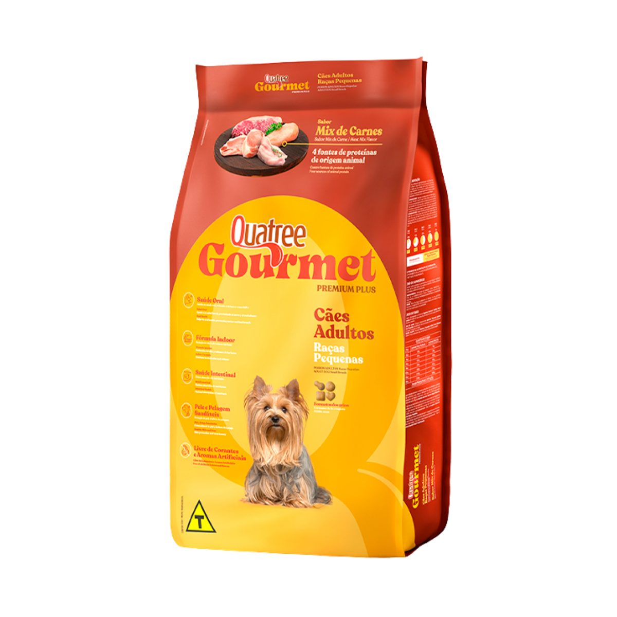 Imagem de RAÇÃO PARA CACHORRO QUATREE GOURMET RAÇAS PEQUENAS 10.1KG