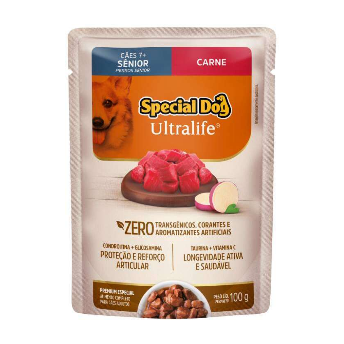 Imagem de SACHÊ SPECIAL DOG SÊNIOR CARNE AO MOLHO 100G