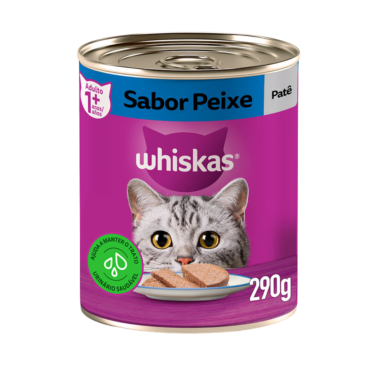 Imagem de WHISKAS LATA ADULTO PATÊ PEIXE 280G