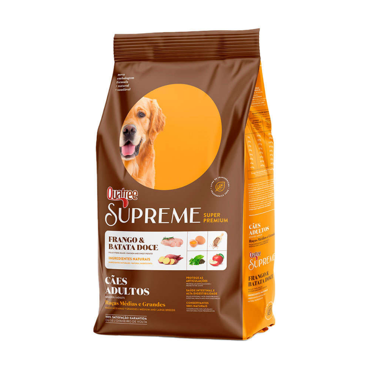 Imagem de RAÇÃO PARA CACHORRO QUATREE SUPREME ADULTO RAÇAS MEDIAS E GRANDES 15KG