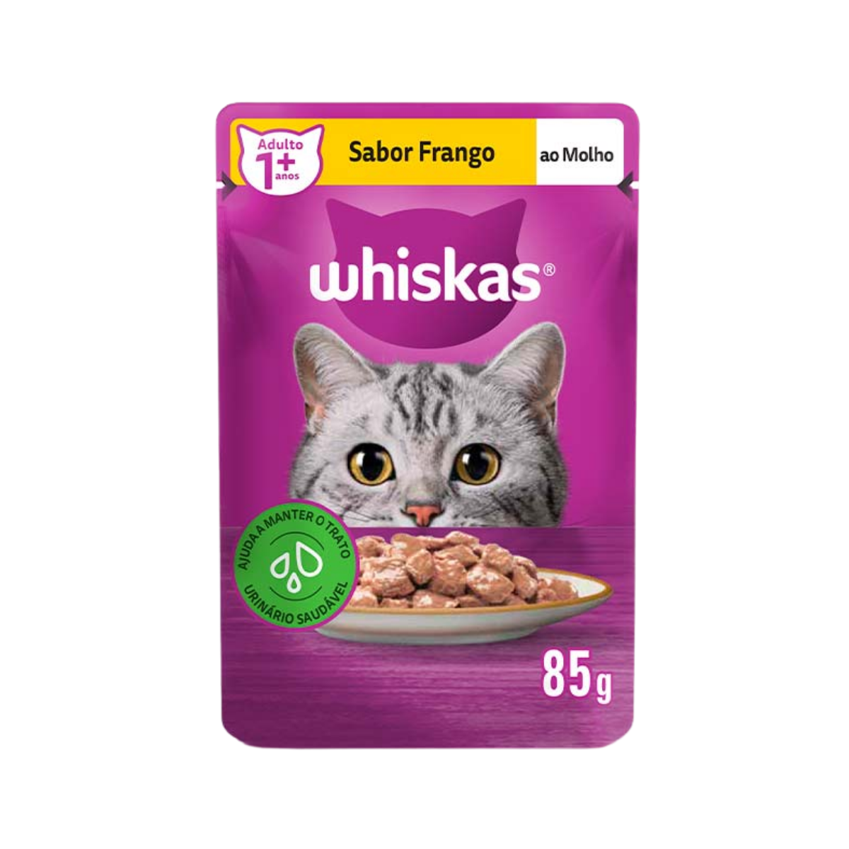 Imagem de SACHÊ PARA GATO WHISKAS ADULTO FRANGO 85G