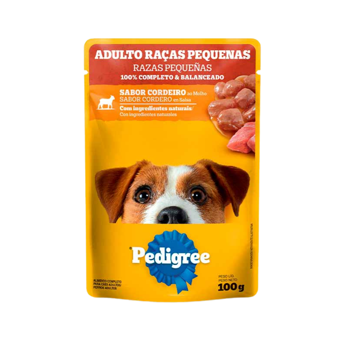 Imagem de PEDIGREE SACHÊ ADULTO RAÇAS PEQUENAS CORDEIRO 100G
