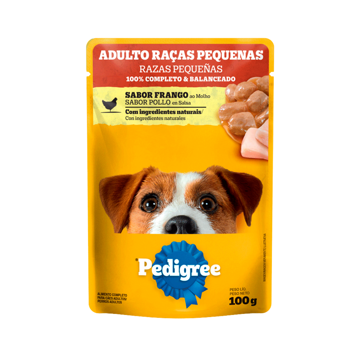 Imagem de PEDIGREE SACHÊ ADULTO RAÇAS PEQUENAS FRANGO 100G