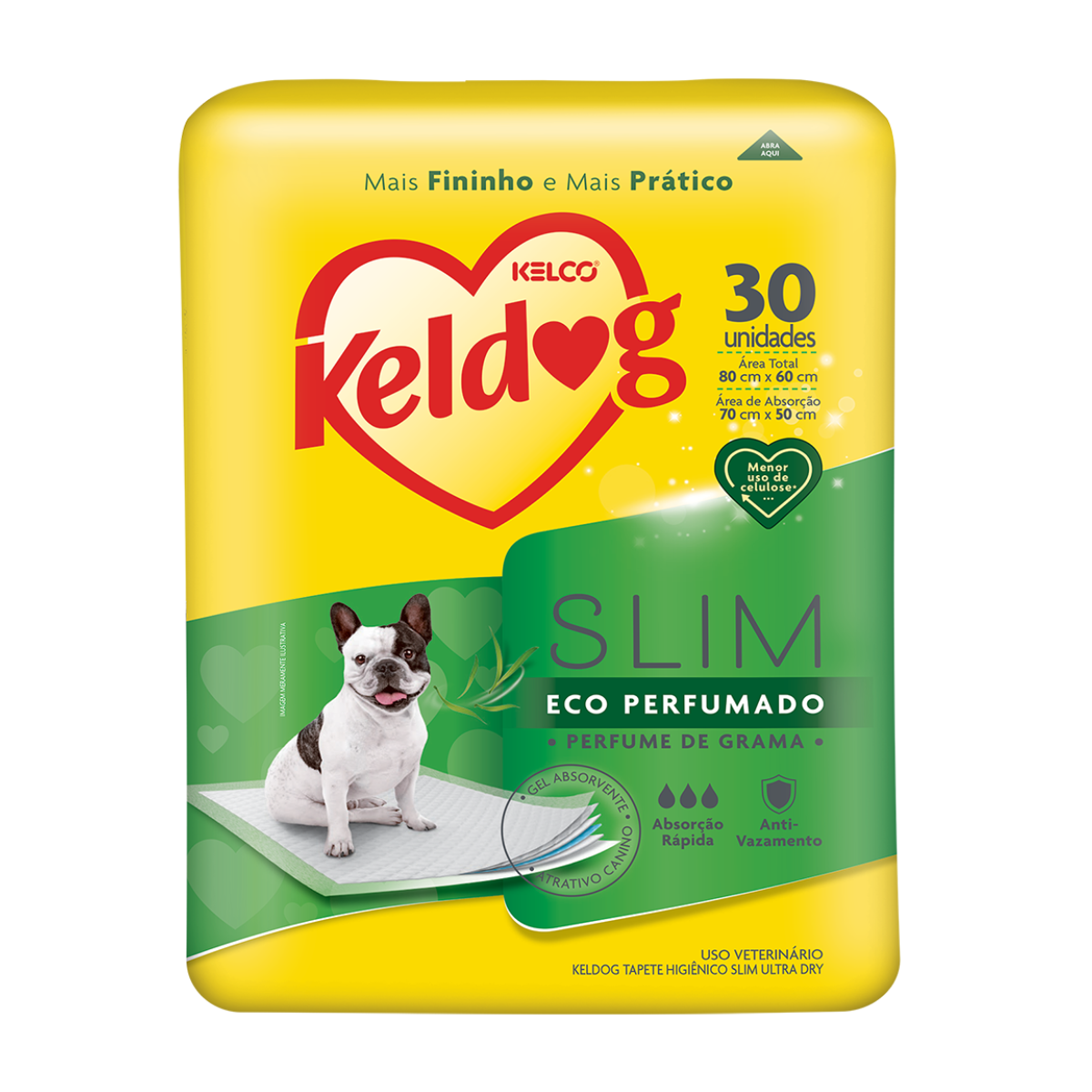 Imagem de KELDOG TAPETE SLIM ECO PERFUMADO 30UN