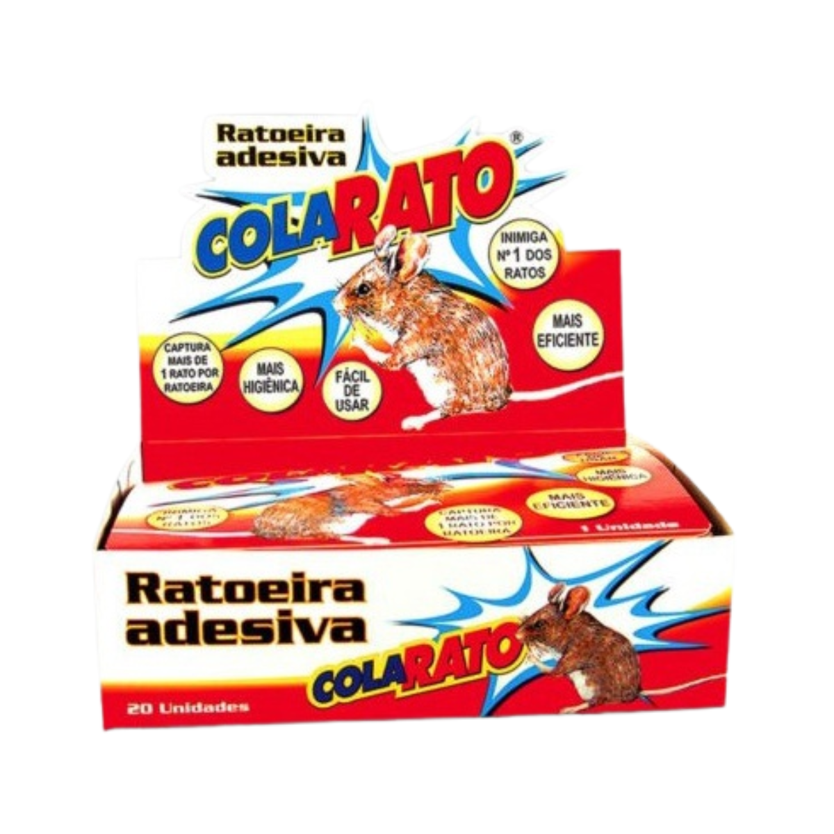 Imagem de RATOEIRA ADESIVA COLA RATO CX.20UN