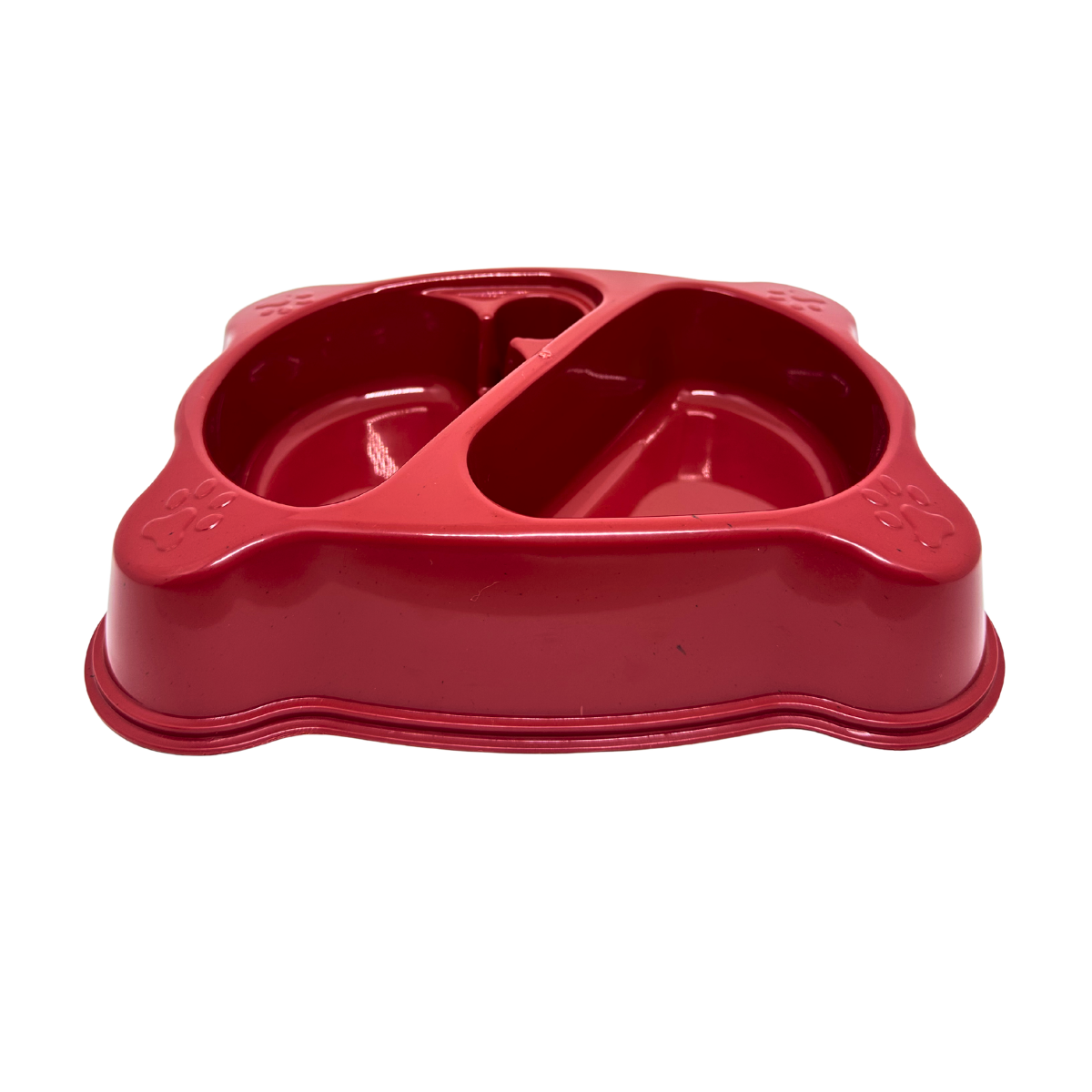 Imagem de COMEDOURO DUPLO GARRAFA ADULTO 1200ML VERMELHO 2D PET