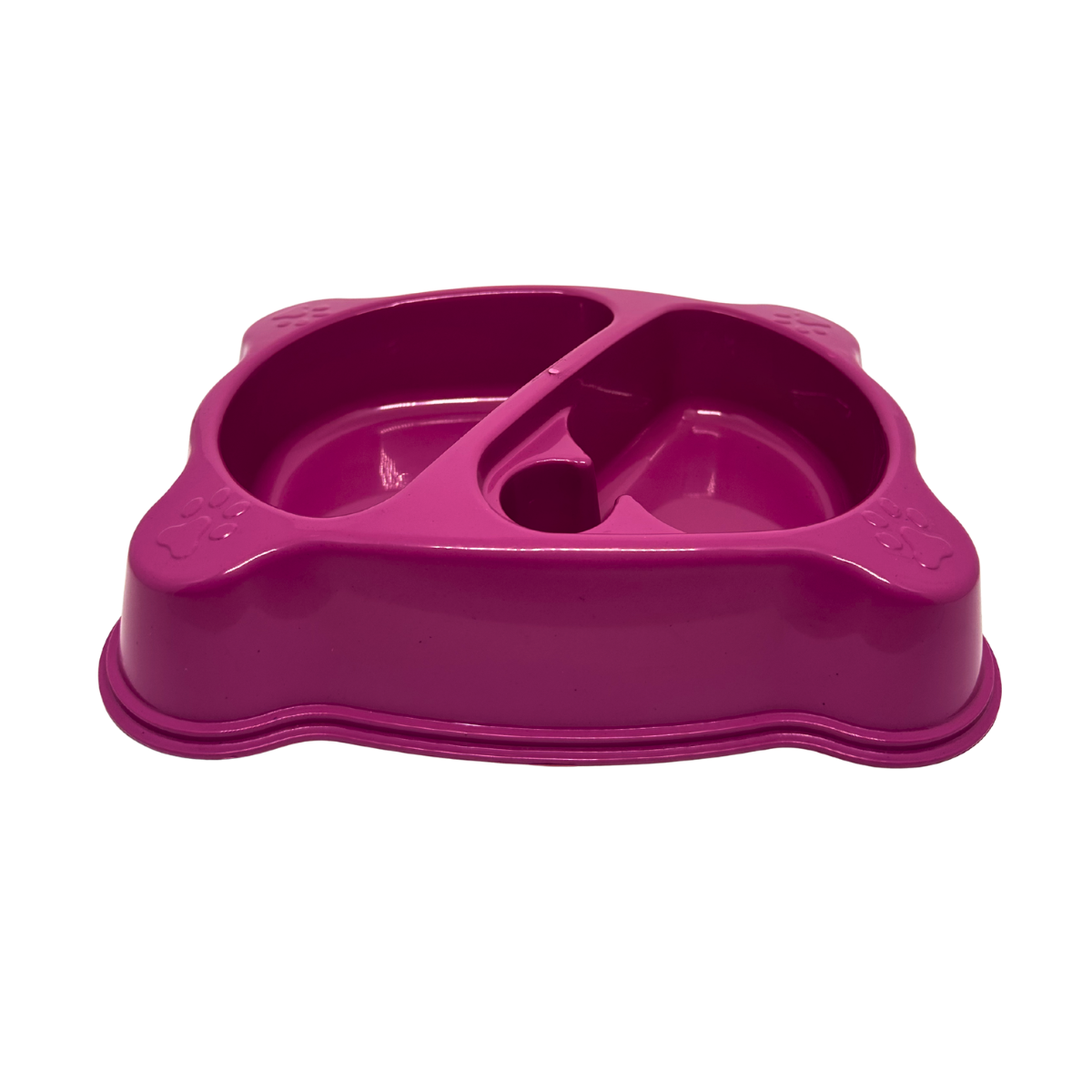 Imagem de COMEDOURO DUPLO GARRAFA ADULTO 1200 ML - ROSA 2D PET