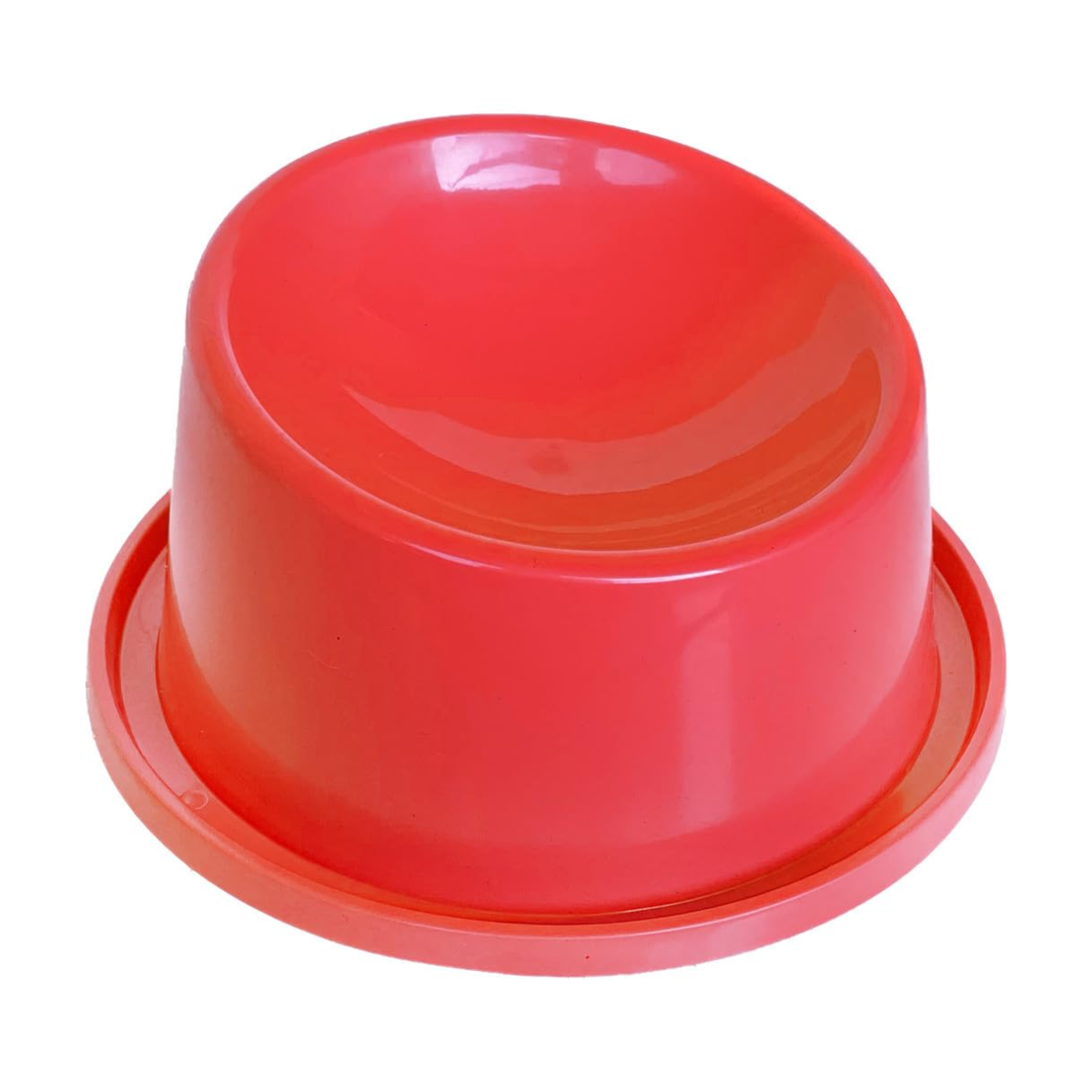 Imagem de COMEDOURO ERGONOMICO PARA GATO ADULTO 150ML VERMELHO 2D PET