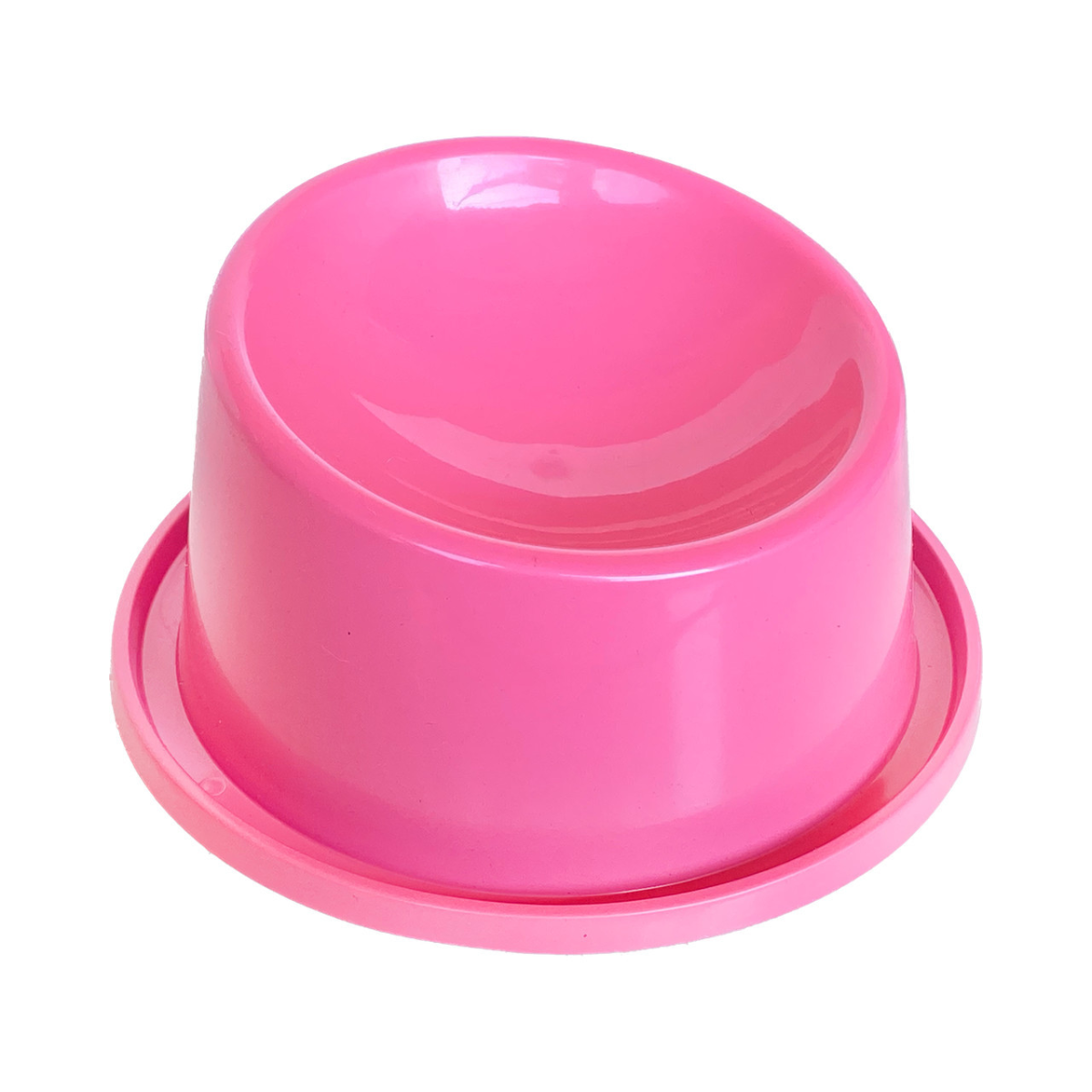 Imagem de COMEDOURO ERGONOMICO PARA GATO ADULTO 150ML ROSA 2D PET