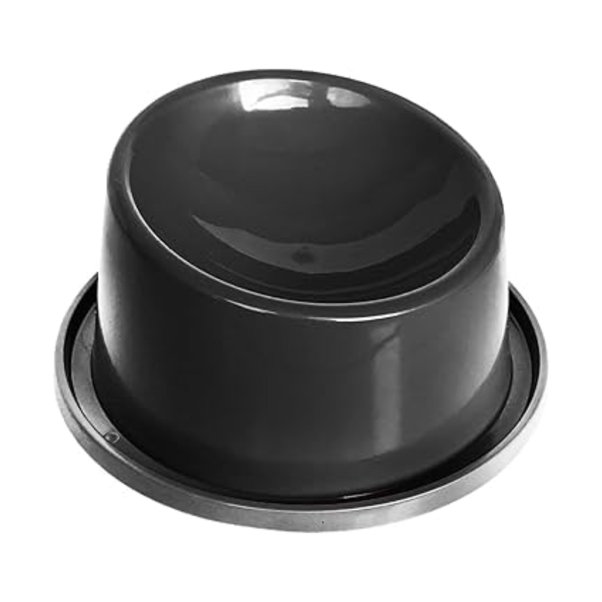 Imagem de COMEDOURO ERGONOMICO PARA GATO ADULTO 150ML PRETO 2D PET