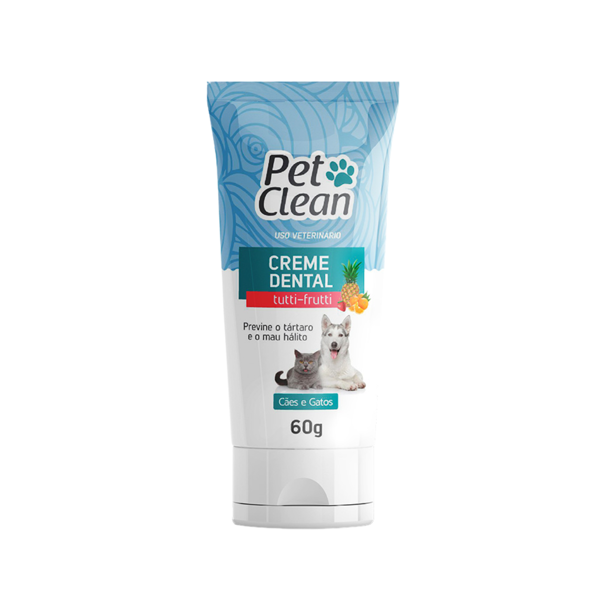 Imagem de CREME DENTAL TUTTI-FRUTTI PET CLEAN 90 G