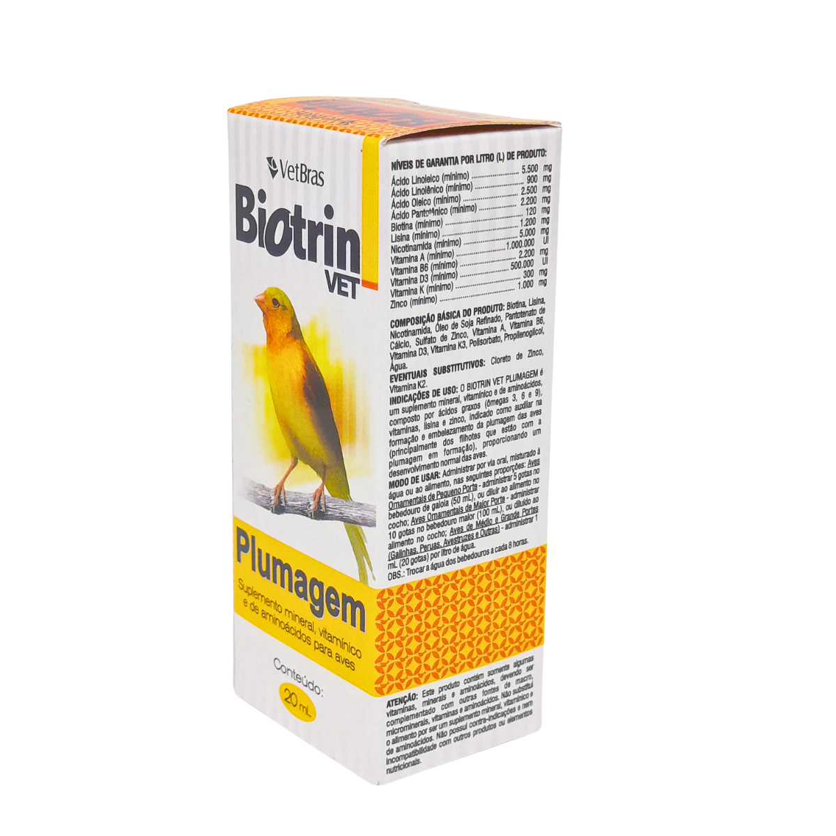 Imagem de BIOTRIN PLUMAGEM 20ML