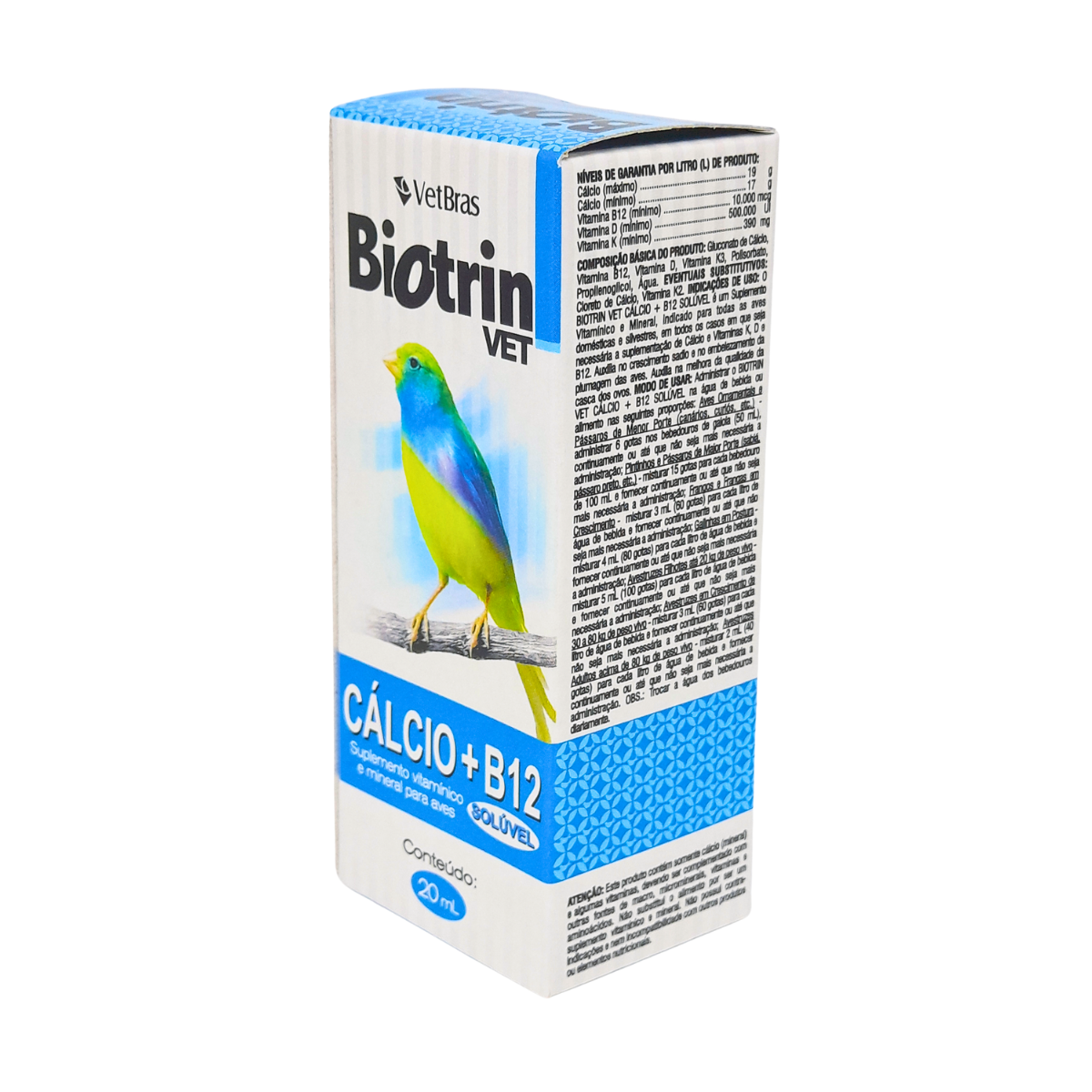 Imagem de BIOTRIN CALCIO B12 20ML