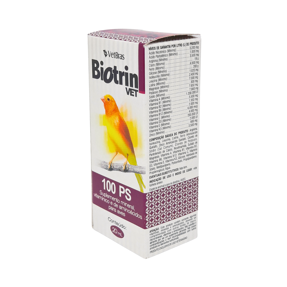 Imagem de BIOTRIN 100PS 20ML